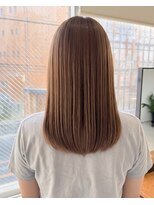 零秒女髪 千里丘店&nbsp;まとまりと艶感が際立つ上品セミロング髪質改善艶髪美髪
