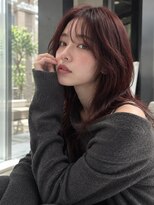 ユイマァル 倉敷(YUIMARL)&nbsp;倉敷20代30代★髪質改善★レイヤーカット★ワインレッドカラー★