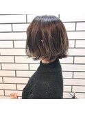 【sketcH.お客様ヘア】ラフな外ハネが可愛いカジュアルボブ