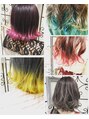 アースコアフュールボーテ 太田店(EARTH coiffure beaute)&nbsp;デザインカラー得意です 派手目もやりますよ！