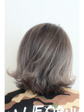 レクタ(recta) 外ハネボブ×バレイヤージュイルミナカラー