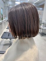 テトヘアー(teto hair) ミルクティベージュ 、前下がりボブ、フレンチボブ