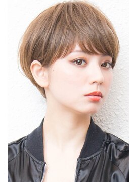 モニカ 西宮北口(Monica) 大人かわいいグレージュ小顔ナチュラルショートボブ