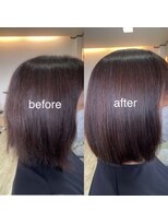 ヘアーズ ジール(hair's Zeal)&nbsp;髪質改善トリートメント☆ボブ