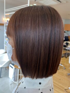 エス ハート オブ ヘアー 名東店(Heart of HAIR) 【ES 佐藤】 Spring Style #31 酸性縮毛矯正ワンレンボブ