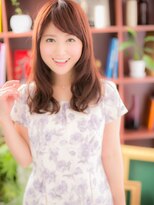 カバーヘア イヴ 戸頭店(COVER HAIR EVE)&nbsp;くせ毛風斜めバングこっくりピンクベージュc5戸頭10代20代30代