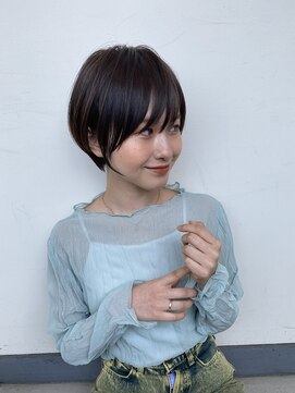 イオエ(ioe) イメチェン/外ハネボブ/ワイドバング/ブルーブラック/美髪