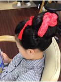 七五三　日本髪