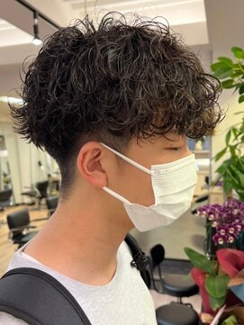 グッドタイムエフティフィフス 横浜西口(GoodTimes ft.fifth) 波巻きスパイラルパーマメンズマッシュツイストスパイラルパーマ