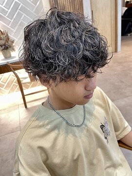 アンジェリカ 広島駅前店(ANGELICA) (angelica__macha)メンズ波巻きパーマ