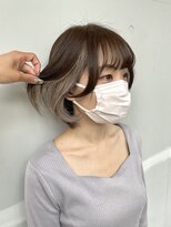 カリーナコークス 原宿 渋谷(Carina COKETH)&nbsp;ミルクティ/インナーカラー/イヤリングカラー/ダブルカラー