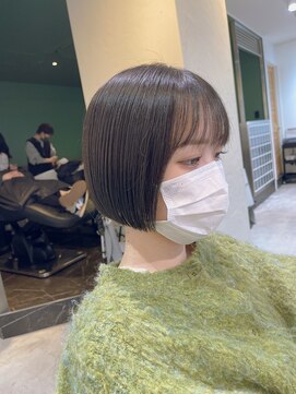 フィルムス 柏(FILMS) 暗めカラー/ショートボブ/マロンベージュ/くすみベージュ/柏