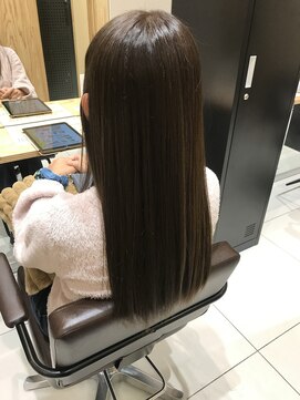 アニュー 北浦和店(ANEW) 《髪質改善》ツルツルな指通りリンゴ幹細胞ロング