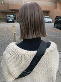 ミニボブとグレージュ【デザインカラー】