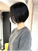 銀座/ショートボブ/髪質改善/顔周りレイヤー/韓国/ブリーチなし