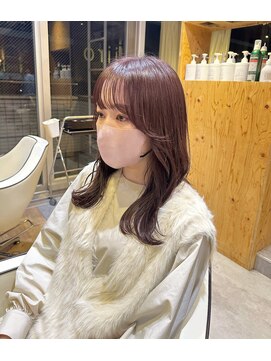 ラベンダーカラー/ピンクカラー/ラベンダーブラウン