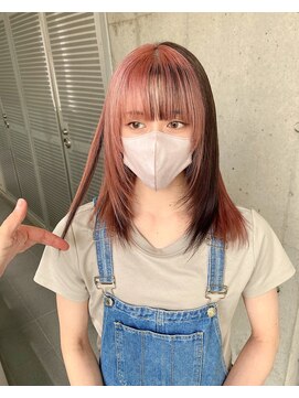 ガルボ ヘアー(garbo hair) #ハイトーン#デザインカラー#10代#20代#高知