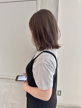 ヨーク(YOKE) YOKE 外ハネボブ結べるボブレイヤーボブラベンダーグレージュ