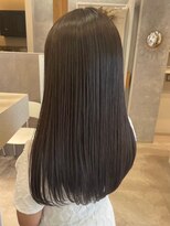 ポジ(poji)&nbsp;髪質改善カラー　艶カラー　ブラウンカラー　ミディアム