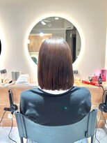 キャンバス バイ ネオリーブ 横浜西口(Canvas by neo.)&nbsp;艶髪酸性ストレート　丸みボブ