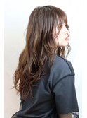 顔周りナチュラルレイヤー/ミックスウェーブ