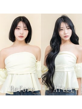 あるじゃんすー 池袋店 コリアンブラック#シールエクステ#ヨシンモリ#美髪#韓国#池袋