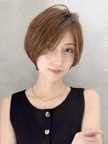 ロンドエニカ 大宮(Lond enika)&nbsp;ミニウルフレイヤーカット顔周り前髪韓国ショートボブ/大宮