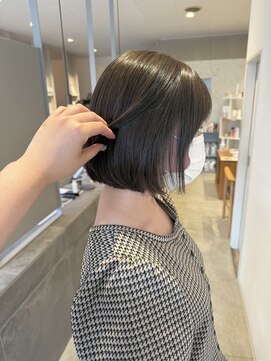 フーコー 下関店(fuhcoh) グレージュ ボブ