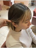 フェイスフレーミング/抜きっぱなしブロンド/ブロンド