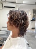 フェザーパーマ/ニュアンスパーマ/サーフカール/松戸駅/men's