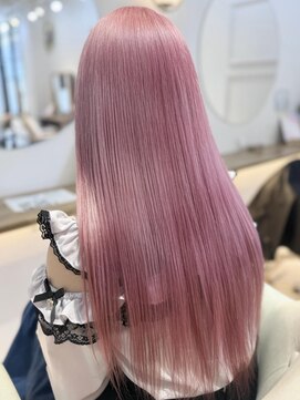 ラビスモア(Lovis moa) 上尾/ダブルカラー/ブリーチ無し/白髪ぼかし/韓国