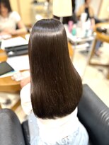 ユウヘアー 本山店(U Hair)&nbsp;kpopストレートロングヘア☆/縮毛矯正/つや髪