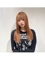 ジーナ 渋谷本店(Zina) オレンジブラウン×レイヤー