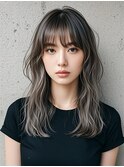 レイヤーボブボブヘアショートウルフパーマウルフボブヨシンモリ