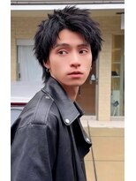 リークフー(Ree cu fuu)&nbsp;無造作スパイキーショートボックスショートツーブロック
