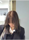 【毛流れ×透明感】大人かわいいミディアムレイヤー