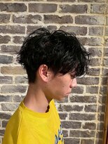 ヘアー クランチ(HAIR CRUNCH) ステップボーンカット×メンズパーマ