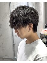 ハイプ(HYPE) フェザーパーマ/センターパート/シャドウパーマ/眉毛