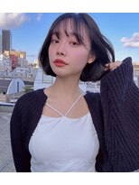 ナループロア ルームー(Nalu pu loa ROOMOO) この夏はゆるふわボブで大人可愛いボブに☆原宿/韓国ボブ/表参道