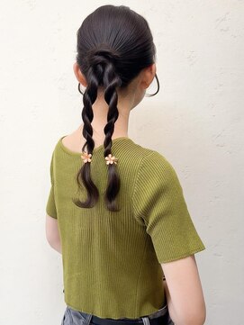 セルカ 新宿(CERCA) 小川/ツインポニーテール/新宿ヘアメ
