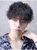 シャドウパーマ ツイストスパイラル メンズパーマ マッシュ
