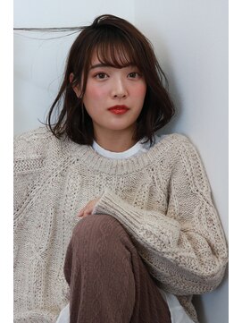 ヘアリゾートエーアイ 北千住店(hair resort Ai) 20代30代40代50代 色っぽふんわりミディの重軽ウェーブヘア♪