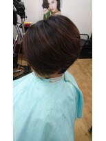 ヘアサロン シュシュ(Hair salon Chou chou)&nbsp;ショートボブ 扱いやすくスタイリングも楽に♪