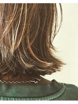 アールハーツ 峰店(R-HEARTS) 《R-HEARTSmine》☆切りっぱなしに極細ハイライト☆