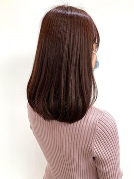 ヘアーアンドスパ フェリーチェ ミチ 野田屋町店(HAIR&SPA felice MICHI) 【feliceMICHI佐藤夏美】愛されガーリーピンクカラー