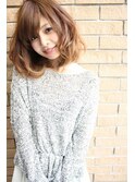 20代30代40代50代ひし形デジタルパーマエアリーミディ黒髪