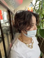 キャラ 池袋本店(CHARA)&nbsp;ハンサムショート×パーマスタイルでお洒落ヘア♪