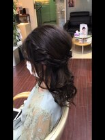 ヘアサロン ユニティ(Hair Salon Unity) ハーフアップ&ツイスト編み込み