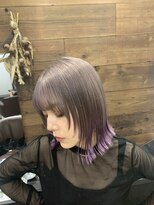 アオゾラヘアーナ ミキザカ アンド パレード(AOZORA HAIR namikizaka＆parade) lavendergradation