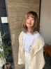[new]カット＋透明感カラー＋高補修TOKIOトリートメント　￥14500